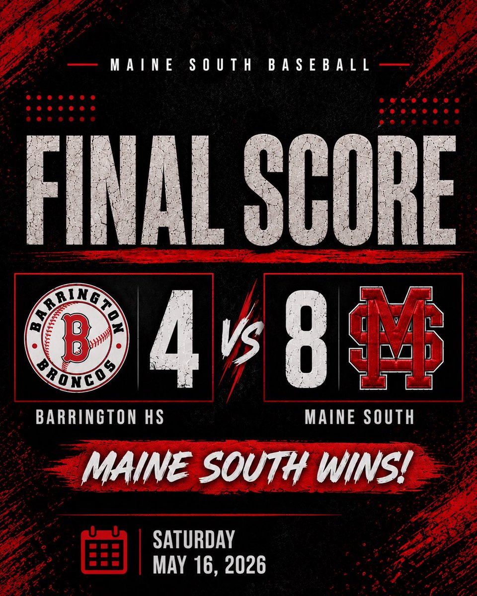 Maine South HS Baseball tweet media