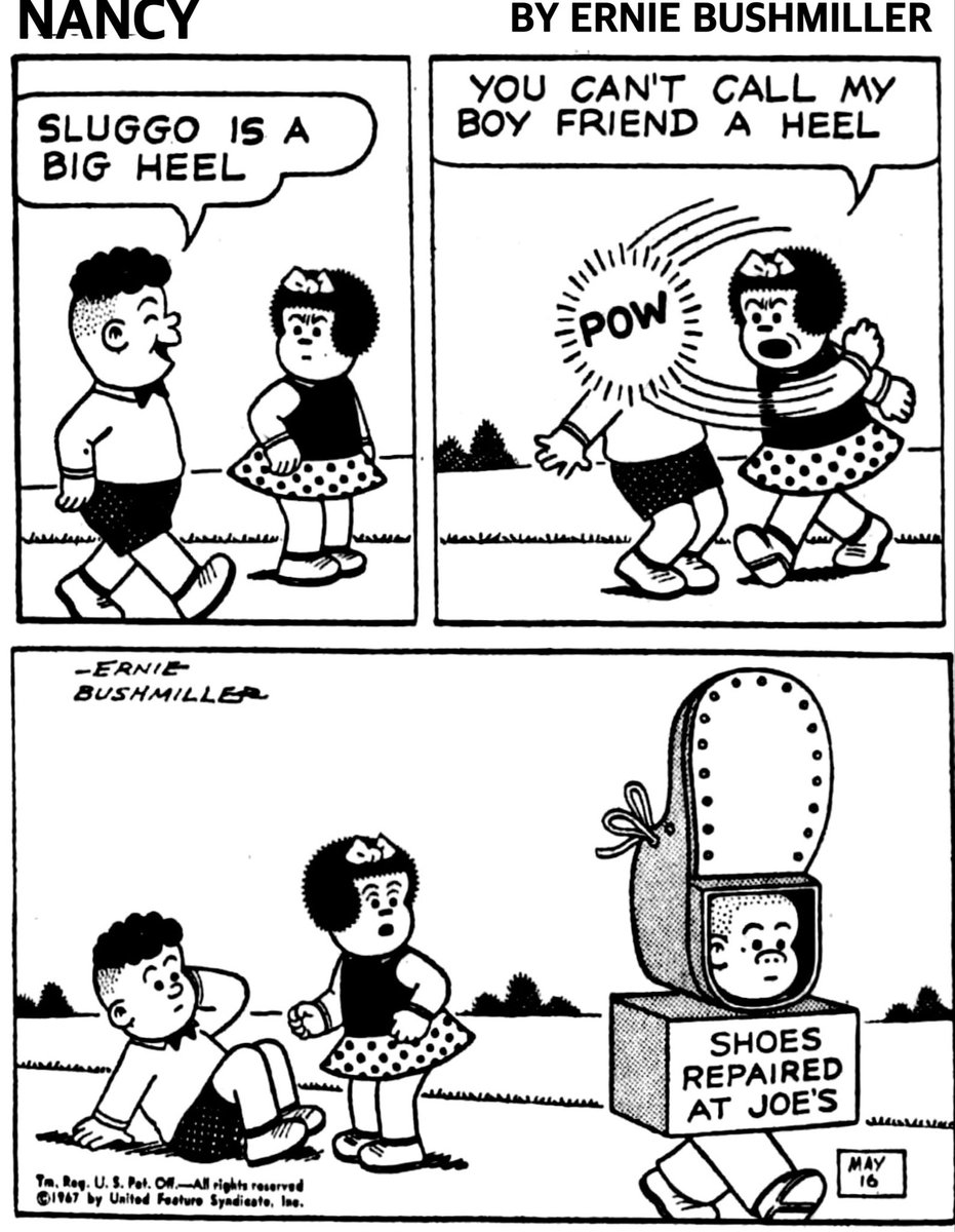 Nancy Comics by Ernie Bushmiller tweet media
