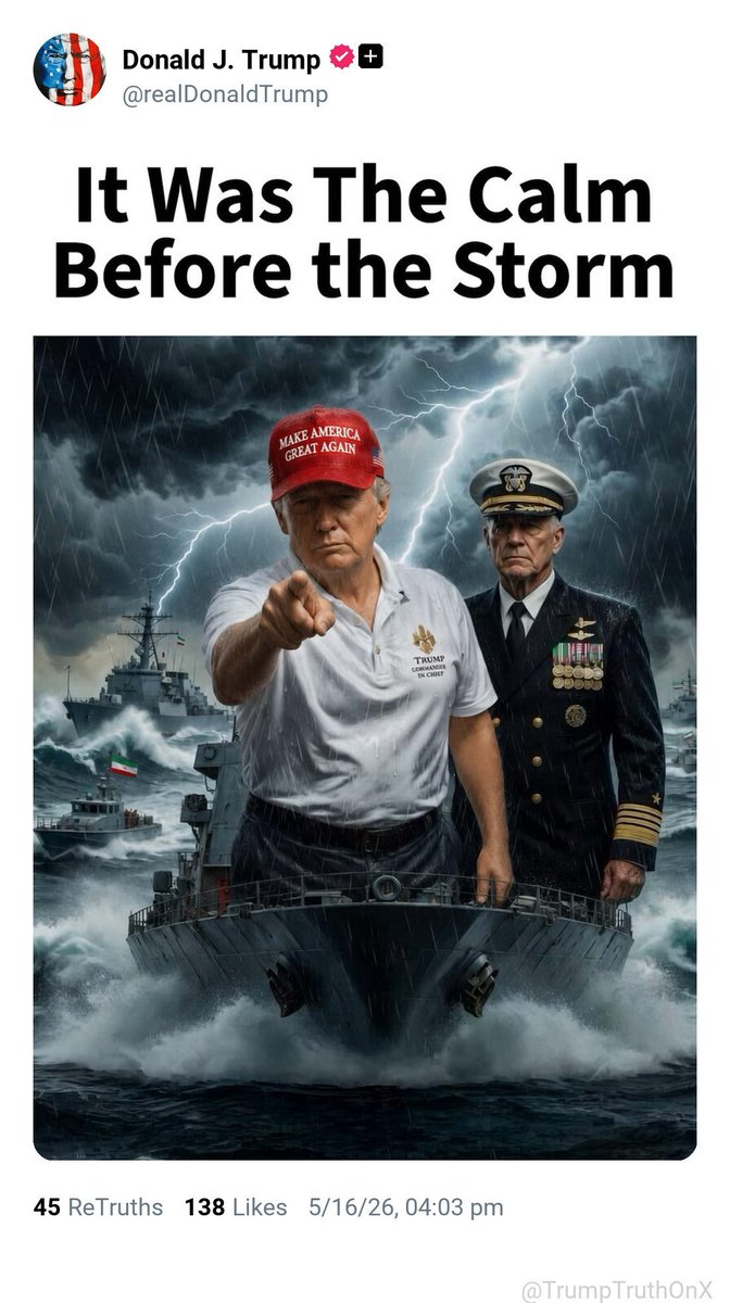 PeloSwing's tweet photo. Trump Posted This Today 😳

Seems like things are going to Pick up Again 🪖 https://t.co/E54P6p6l8D