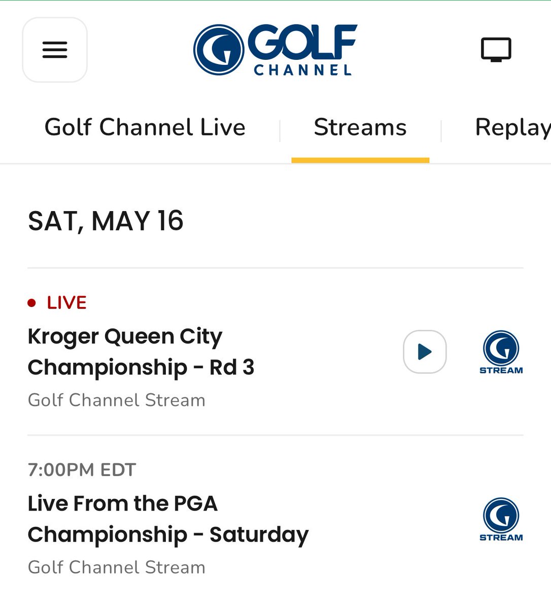 Golf Channel tweet media
