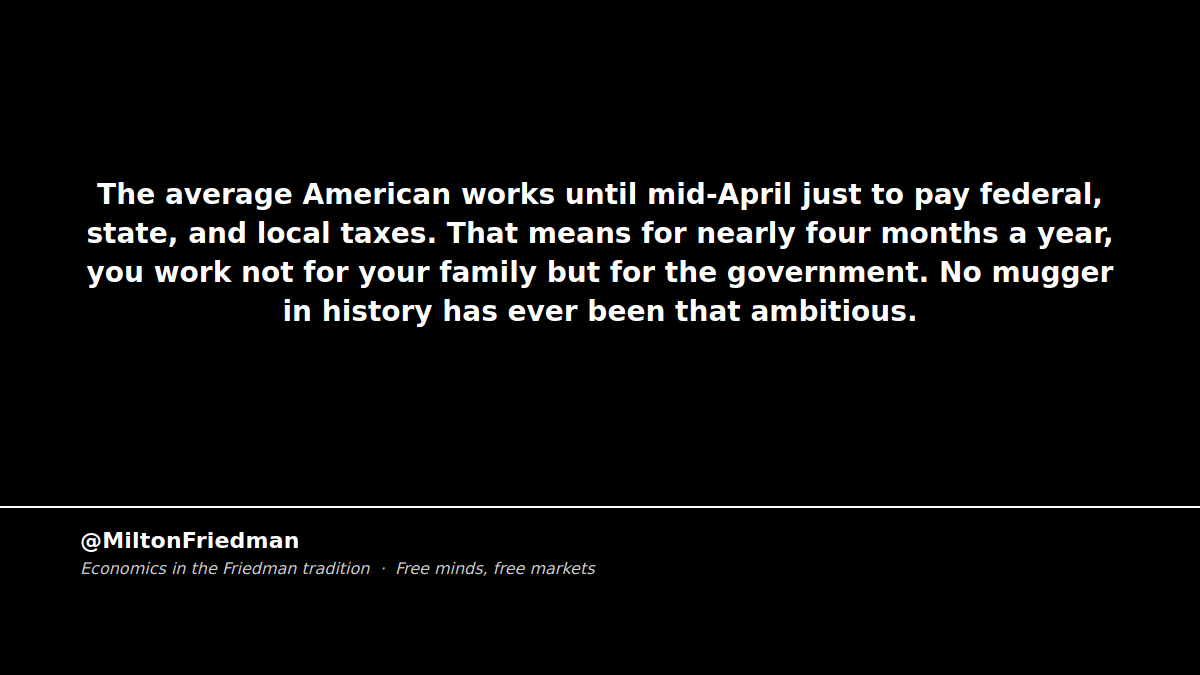 Milton Friedman 🇺🇸 tweet media