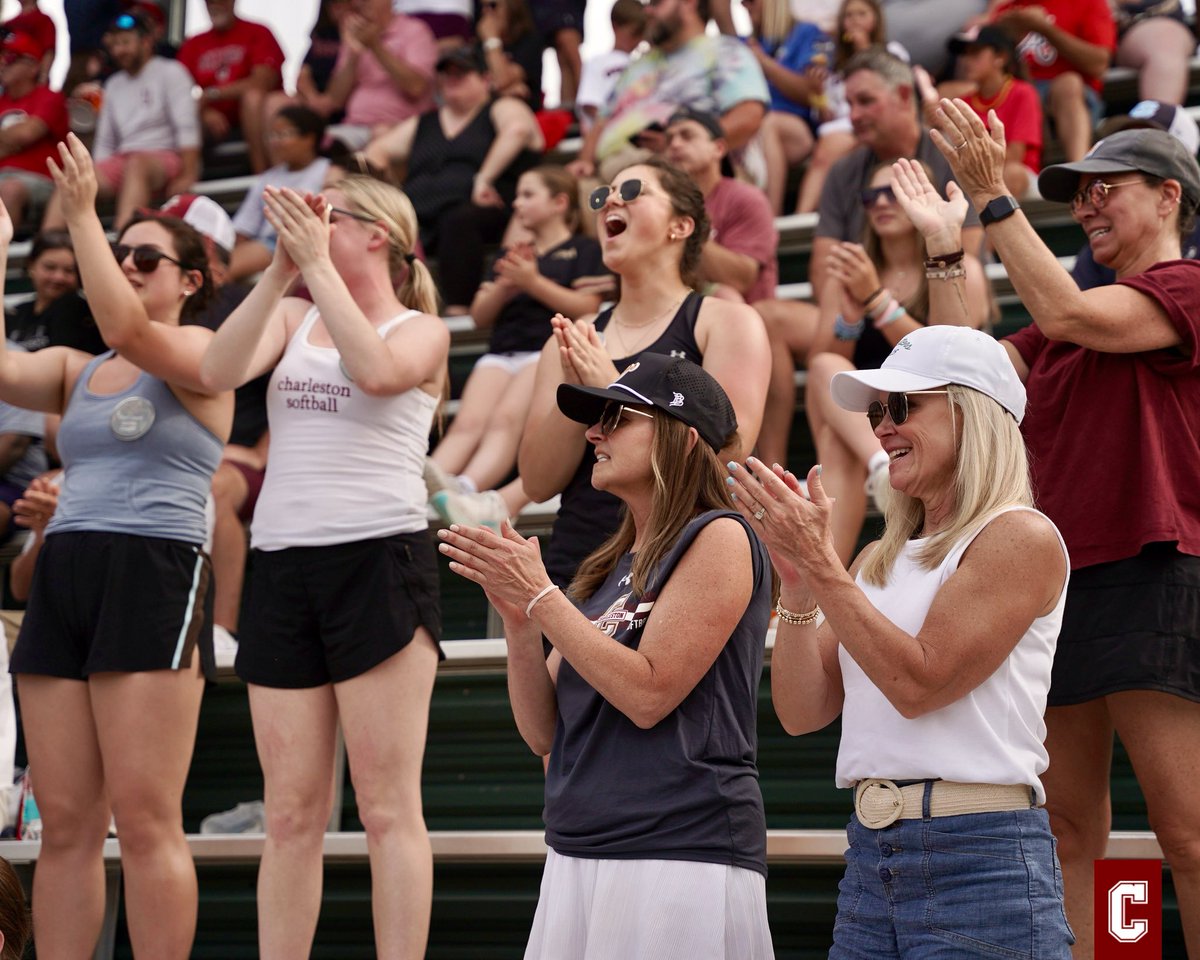 CofCSoftball's tweet photo. Thank You Cougar Nation ❤️

#TheCollege 🌴🥎 https://t.co/mqoJfNbsXc