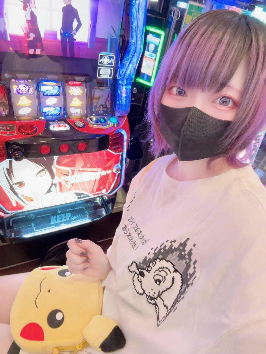 ねらいは全然だけど、スロット意外とちらほら空いてた！！ かぐや様