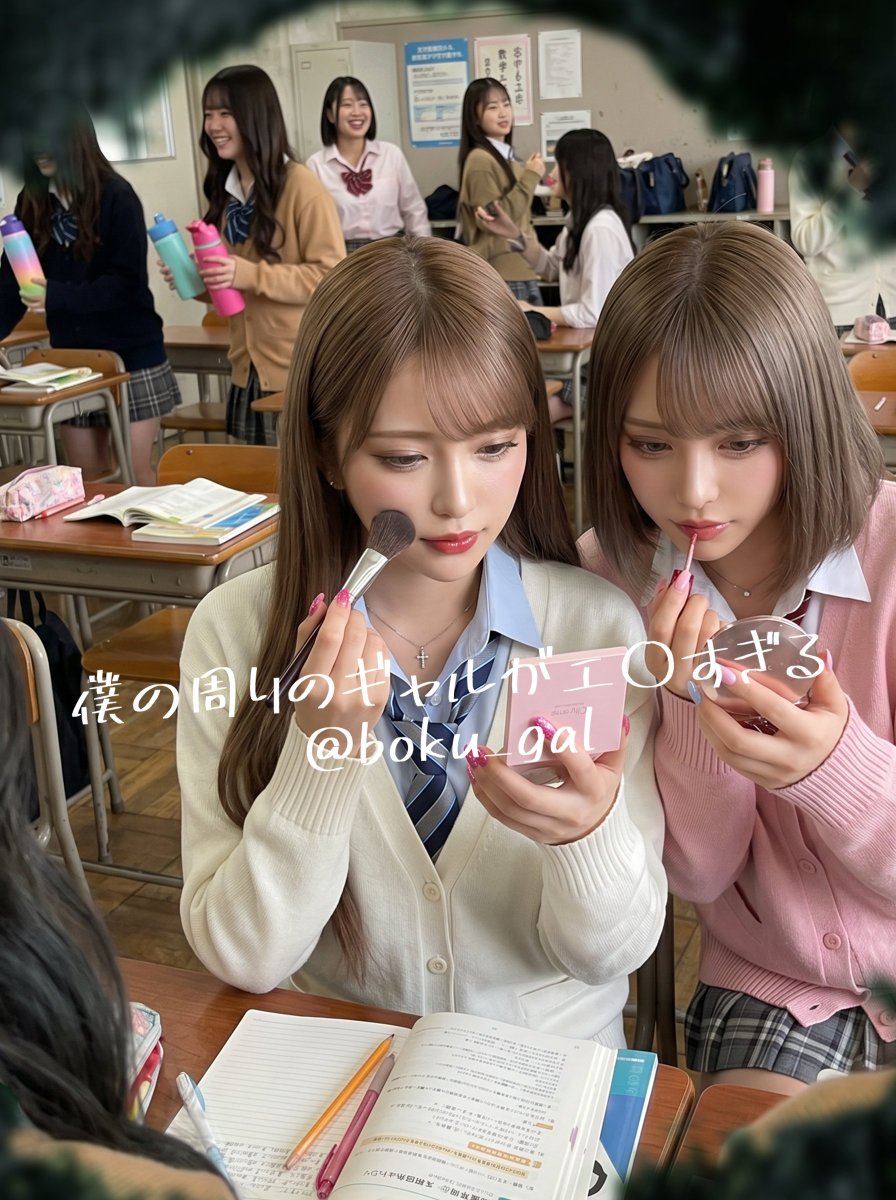 僕の周りのギャルがエ○すぎる tweet media