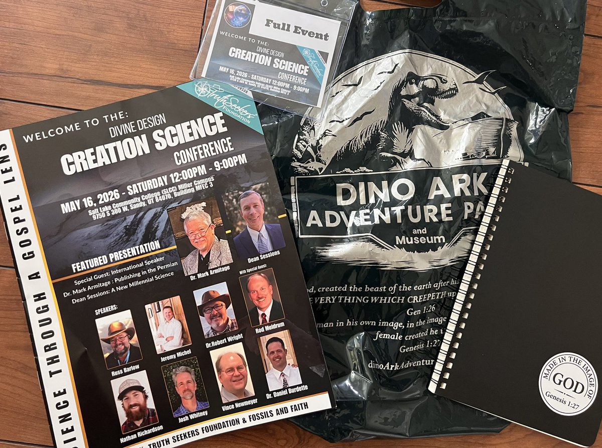 PaulEStoddard's tweet photo. The LDS creation conference was great!!!

It’s cool to see there is a large faction of scientific global flood believers who reject Darwinism in the LDS community:)

Really good conversations:)

When I find a link to the talks online I’ll post. 

Here again is the website:
https://t.co/9bRk8yzuMC
