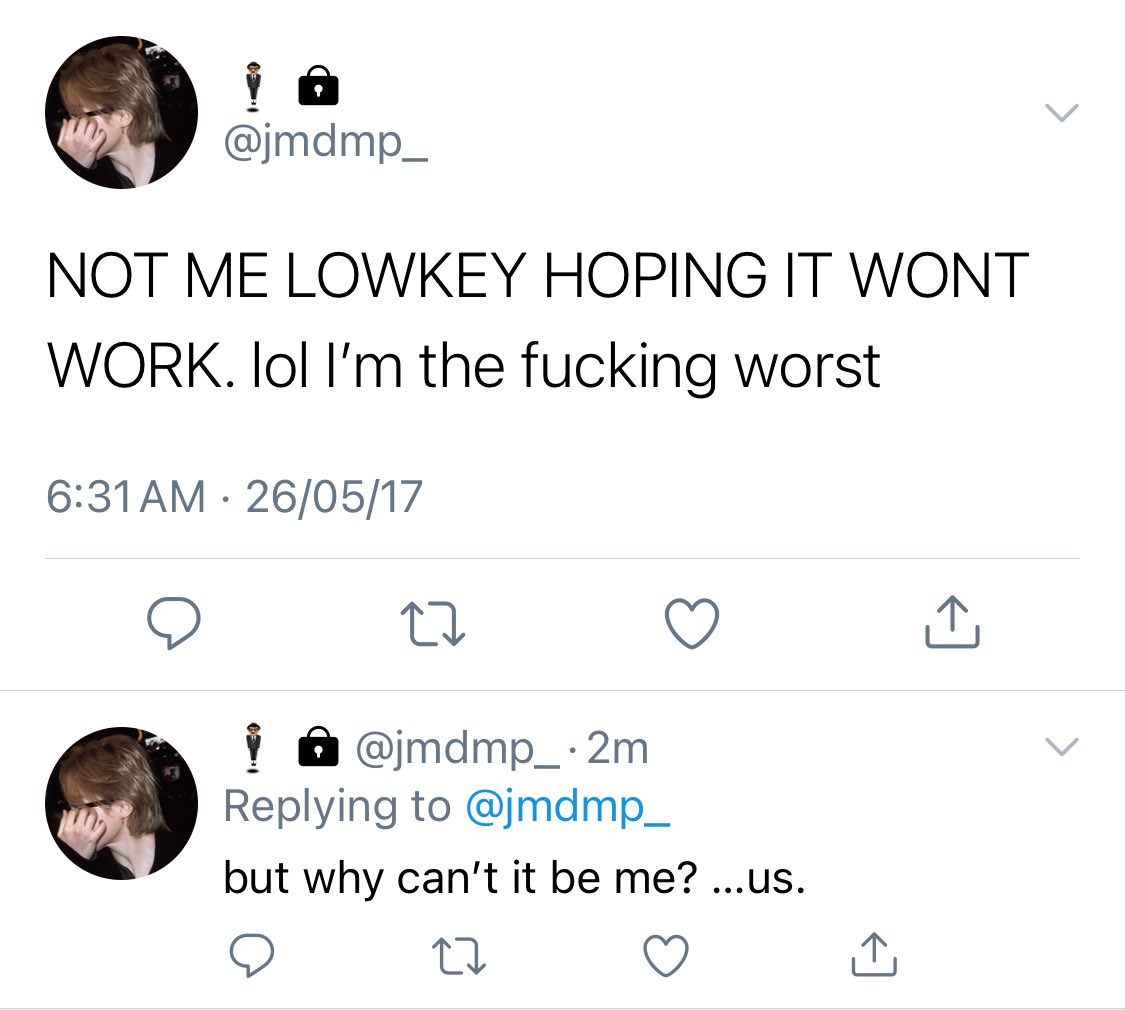 jiminsshi1108's tweet photo. «temporary fix»  — #jikookau

where Jeōngguk likes someone else but keeps jīmīn as his one and only fuck buddy. It was easy at first — until it slowly begins to hurt for jīmin, and Jeonggūk stays too blind to notice until it’s too late. https://t.co/tXJUrhbnlE