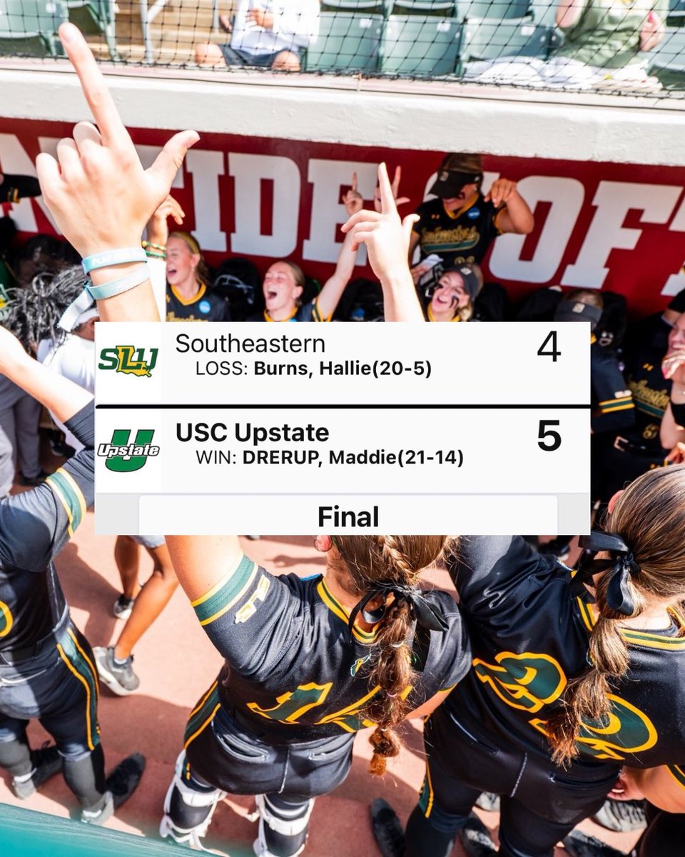 TheStateofSLU's tweet photo. Southeastern’s season ends in the Tuscaloosa Regional. https://t.co/sEA5TpJC10