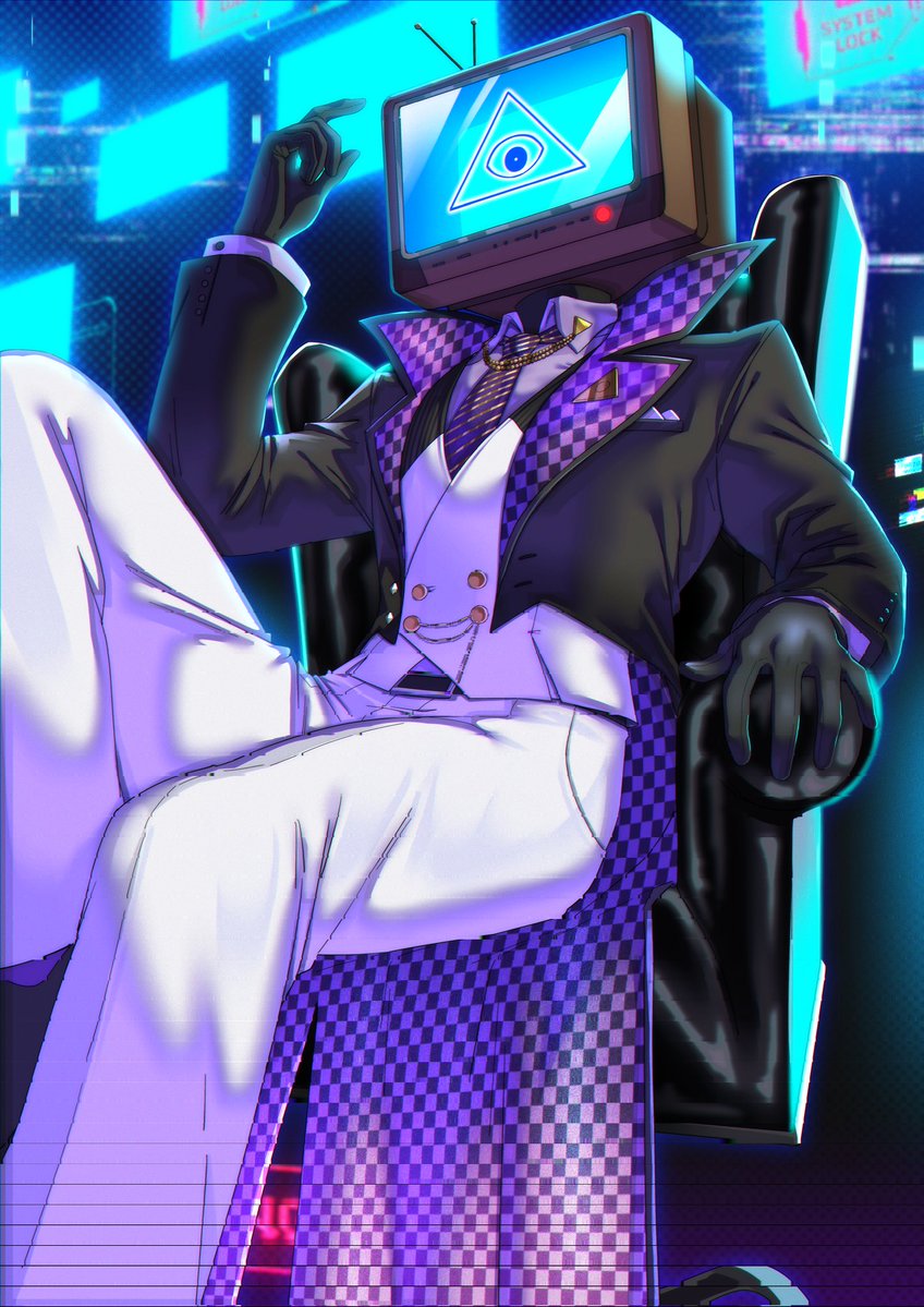 Hal Glitchtex || TV head Vtuber📺 🔞 tweet media