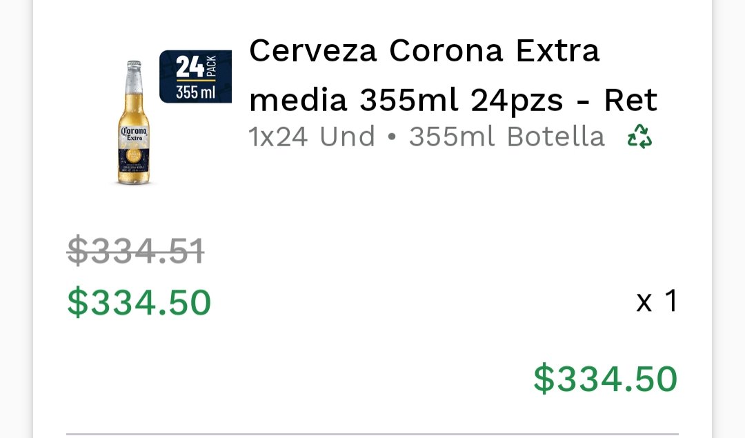 sergioduartej's tweet photo. No mms @Corona_MX que descuentazo! https://t.co/VcXpKlIGvY