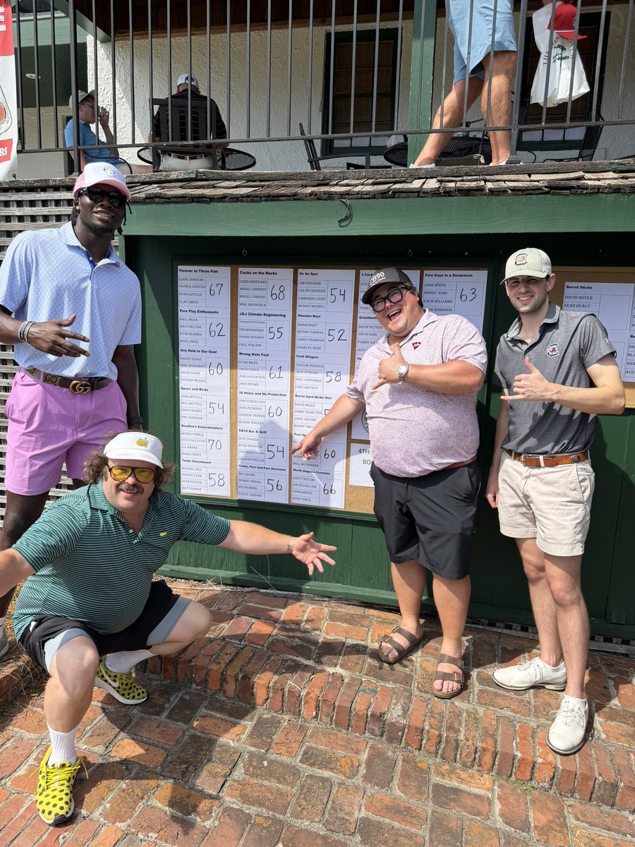 cocks_by_90's tweet photo. Huge shoutout to @GamecockBourbon for putting on one of my favorite golf tournaments of the year! Alot of hard work goes in behind the scenes and the tournament ran flawlessly today which is extremely hard to do!

Lots of money raised for @StephenGarcia and Gamecock #NIL!! #CB90 https://t.co/4nvpeDNFqs