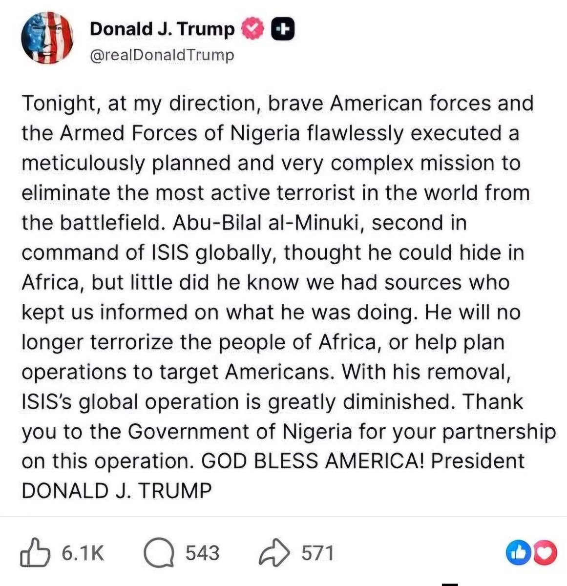 Voice of Truth tweet media