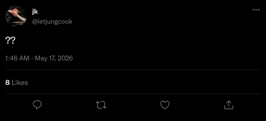 aspiringonegirl's tweet photo. #taekookau where

An old "straight" acquaintance of Jungkook, with whom he had regular sex with for two years, texts him after a long time. https://t.co/gMPSXUfByb