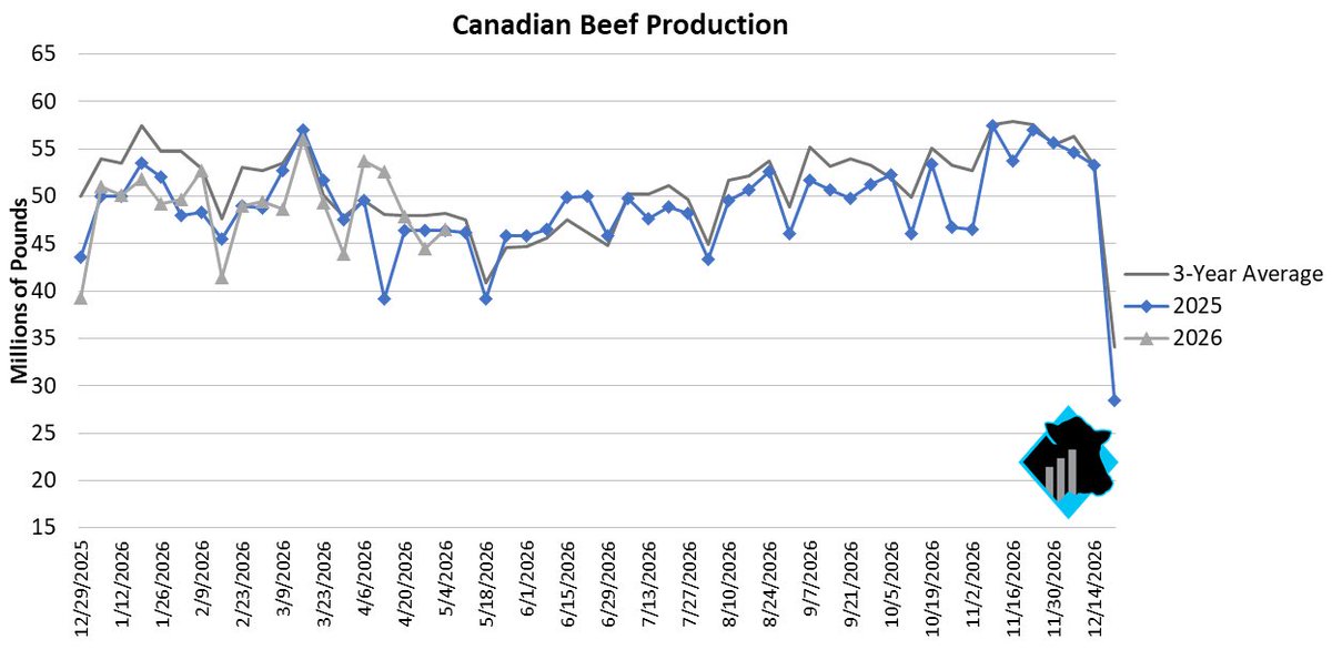 cattlenomics's tweet photo. Steer weights in W. Canada have dropped sharply over the last several weeks, going from 975 pounds in early April to 893 pounds during the week ending May 9th. Declining weights has contributed to beef production being just 0.2% above last year in the latest report. https://t.co/v3egxhmG0f