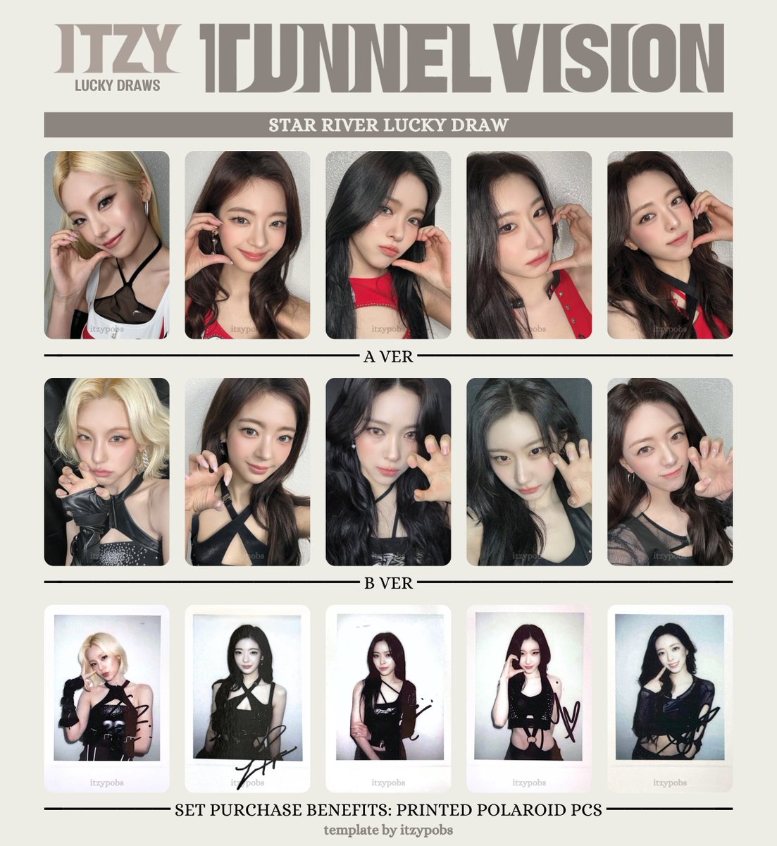 ITZY TUNNEL VISION star 上海 トレカ ITZY OFFICIAL TUNNEL VISION MAKESTAR STAR RIVER POB PHOTOCARD LIA