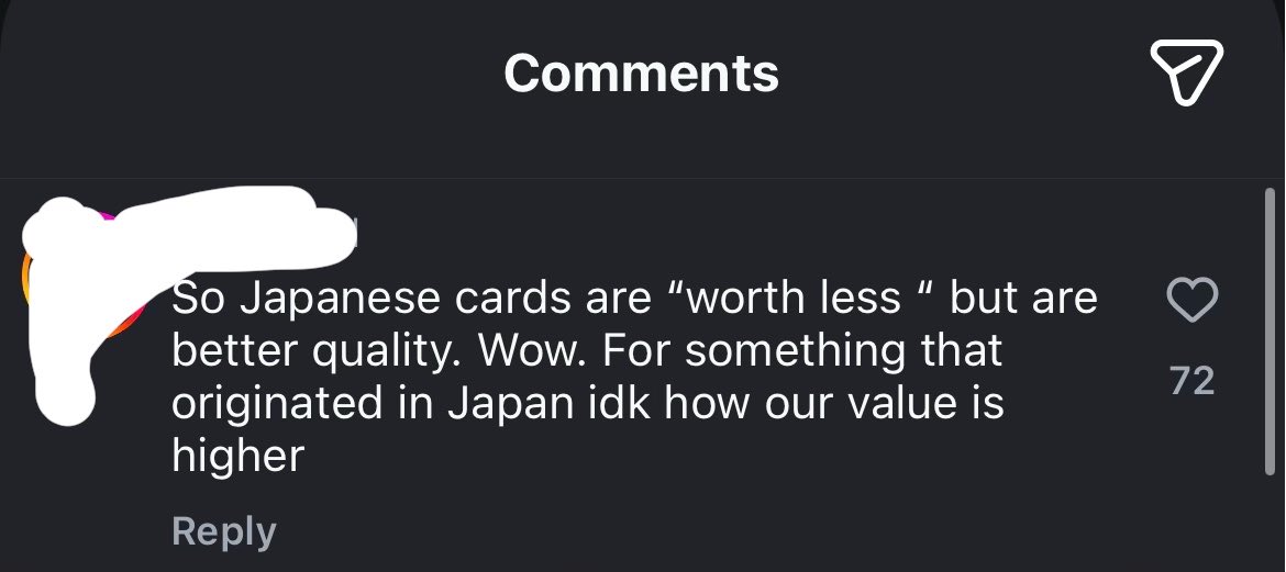 Watching people in the Pokemon market is interesting. Theres a battle of  collectors vs resellers. Collectors are basically losing bc they can't  compete in the market. And it's because they don't understand