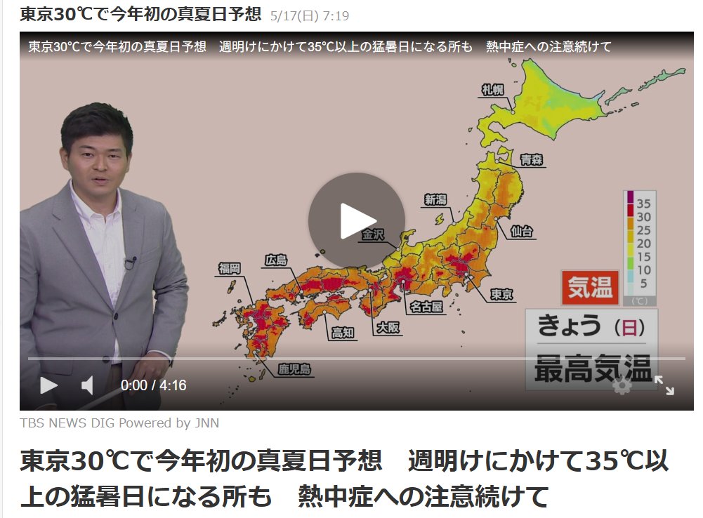 Massa483's tweet photo. 気温の予想で整数表記の場合、一般には四捨五入されています。したがって、「東京30℃で今年初の真夏日予想」はちょっとまずいかも。30.0℃以上となることが予想されているのではなく、29.5℃は超えそうという予想だから。 https://t.co/LVKk6kJGMP