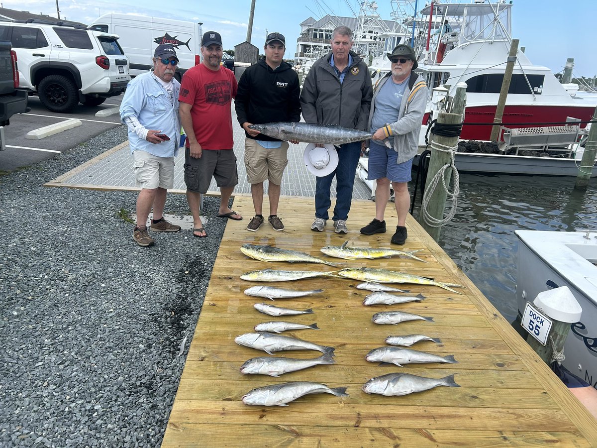 WestWindCharter's tweet photo. Fishing hasn’t been easy, but we’ve been putting fish on the dock. 💪🌊 Tuna, Wahoo, Dolphin, and Tilefish made for a solid trip. The ocean makes you earn it—but that’s what makes it worth it. 🎣🔥

#WestWindCharters #OffshoreFishing #TunaFishing #WahooFishing #DolphinFishing https://t.co/MLSO57zIlY