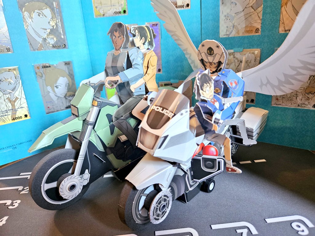 あとは世良ちゃんのアルテシアとベルモットのハーレーと次郎吉おじさま