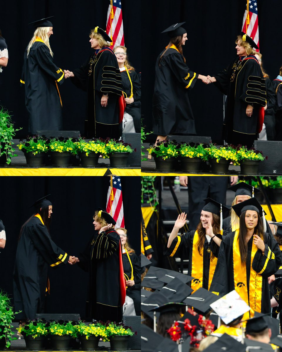 HawkeyeSoccer's tweet photo. Congrats, Grads! 💛👩‍🎓 https://t.co/p9gUBX7OOK