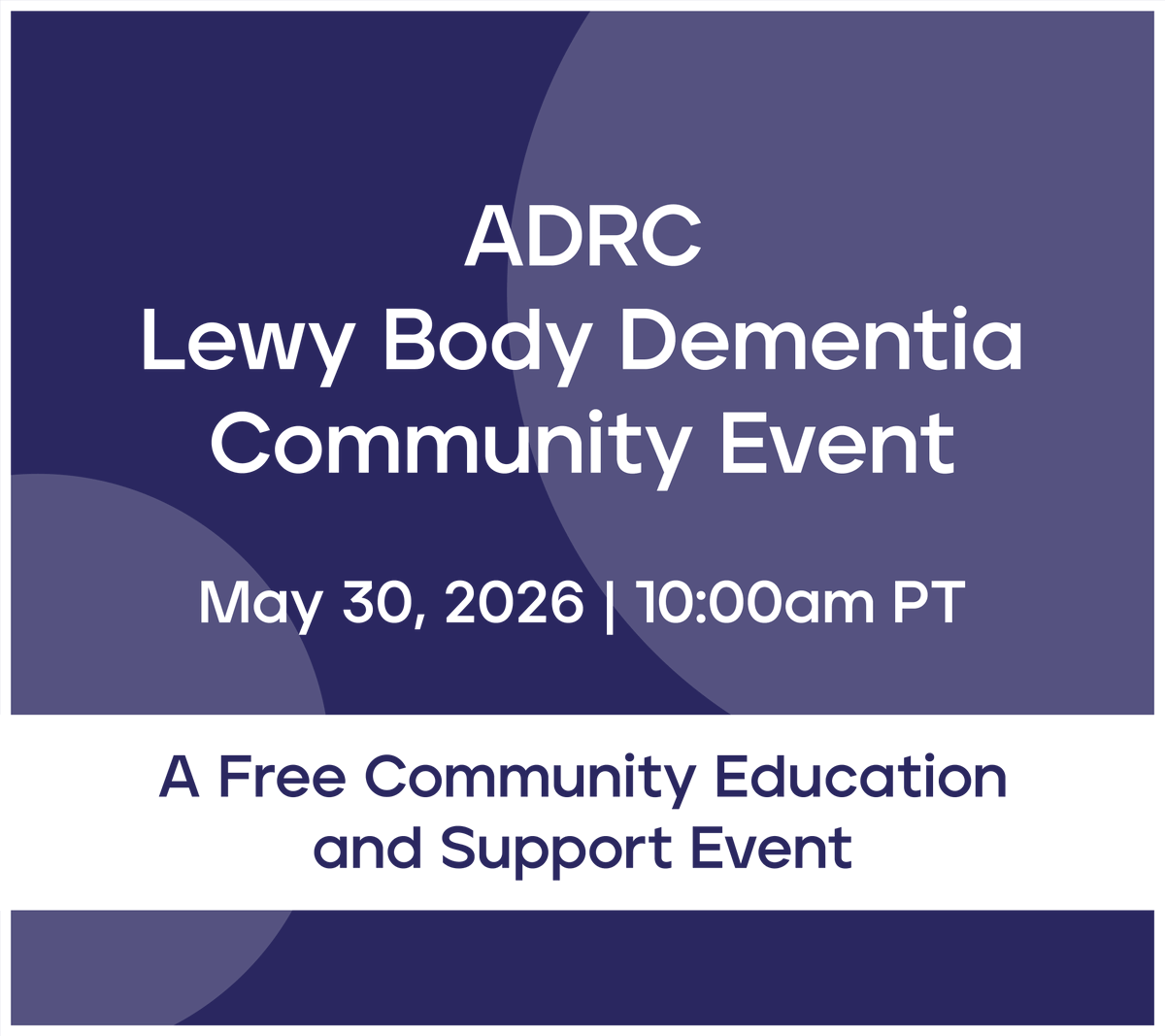 LBDAssoc's tweet photo. Learn about #Lewybodydementia at this upcoming event hosted by the UC San Diego Shiley-Marcos Alzheimer’s Disease Research Center, offering presentations by leading experts on symptoms, diagnosis, care strategies and opportunities to join in research.

🔗 https://t.co/01vEIXPAEH https://t.co/bIt3Ipes8Q
