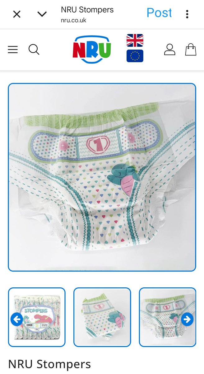 Codyomega97's tweet photo. On NRU's website has another design called stompers. I'm guessing they'll come out the same time with sprogs buh we need to wait for more information from them.

Again follow them and join their email notifications when these pampers get released and go on sale https://t.co/bVWJQ5BPZZ