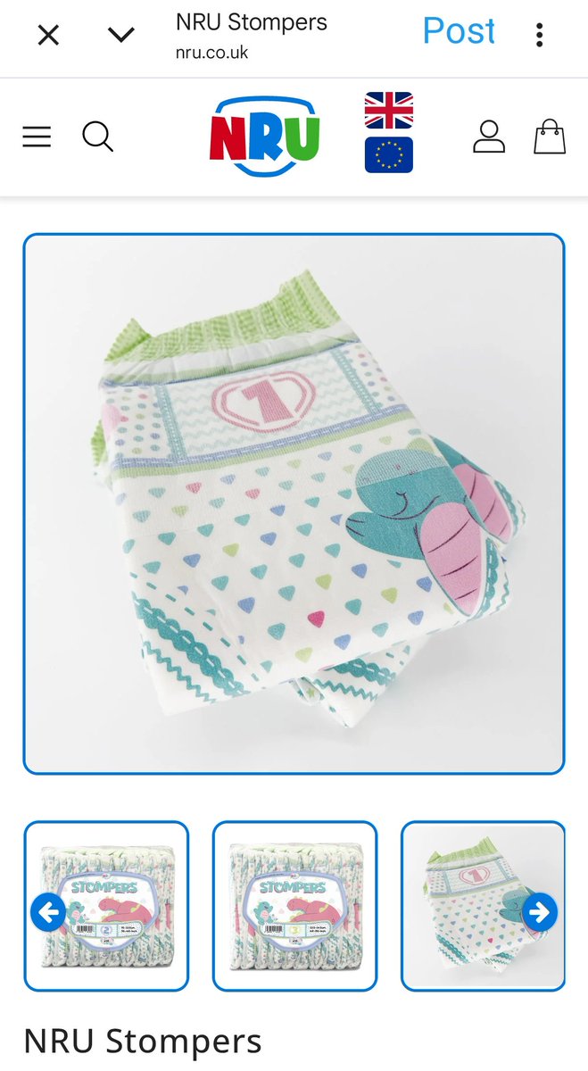 Codyomega97's tweet photo. On NRU's website has another design called stompers. I'm guessing they'll come out the same time with sprogs buh we need to wait for more information from them.

Again follow them and join their email notifications when these pampers get released and go on sale https://t.co/bVWJQ5BPZZ