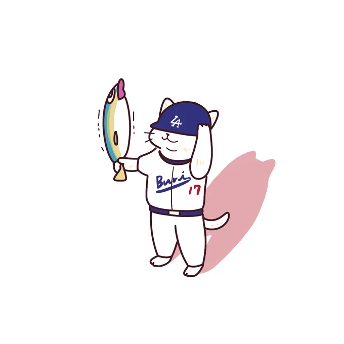大谷翔平の日! 試合がテレビでやっていたら観てしまいます! 野球ってドラマチックでドキドキしますよね! #イラスト #illustrationㅤ