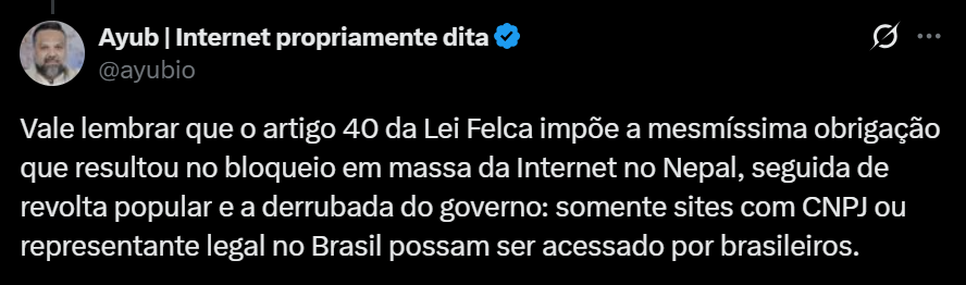 🇧🇷Felícia Yume🏳️⚧️ | LEI FELCA NÃO tweet media