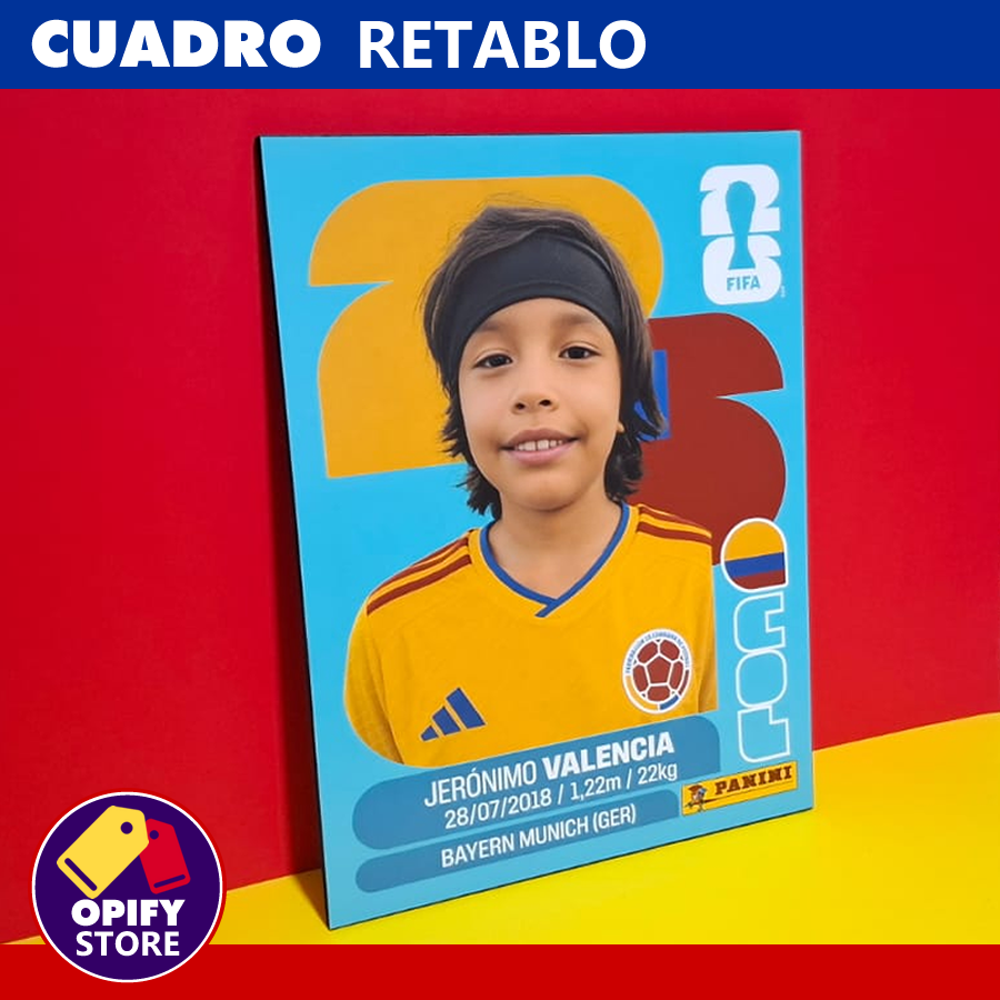 OpifyStore's tweet photo. #Mundial2026 ⚽️🏆🎖️🏟️
¿Fiebre por las figuritas del Mundial? ⚽️⚽️⚽️
#Imprimimos y #Enmarcamos tu laminita, mona o figura del Mundial
#WhatsApp: 📲 al 322 7683920 ➡️ https://t.co/cBun02zE25
#GratisDomicilio #Neiva
#CuadroRetablo https://t.co/6LlrXpc9vX