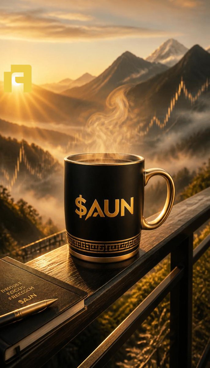 AurumNetworkHQ's tweet photo. This is what morning coffee feels like when you hold real digital Bullion Gold ☕️ $AUN https://t.co/McBfEqamvJ