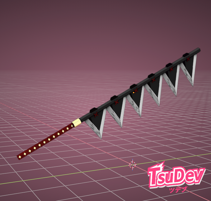 tsucontact's tweet photo. Arlong Sword - #Robloxdev #Blender #substancepainter #model3d #onepiece https://t.co/ZV9sNF8Z4n