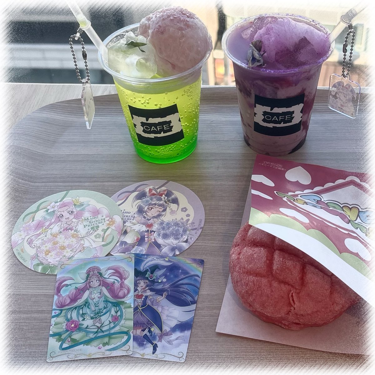 12ayoi's tweet photo. 念願のいちごメロンパン🍓𓈒𓏸

 #まほプリカフェ https://t.co/9YRws4EnYP