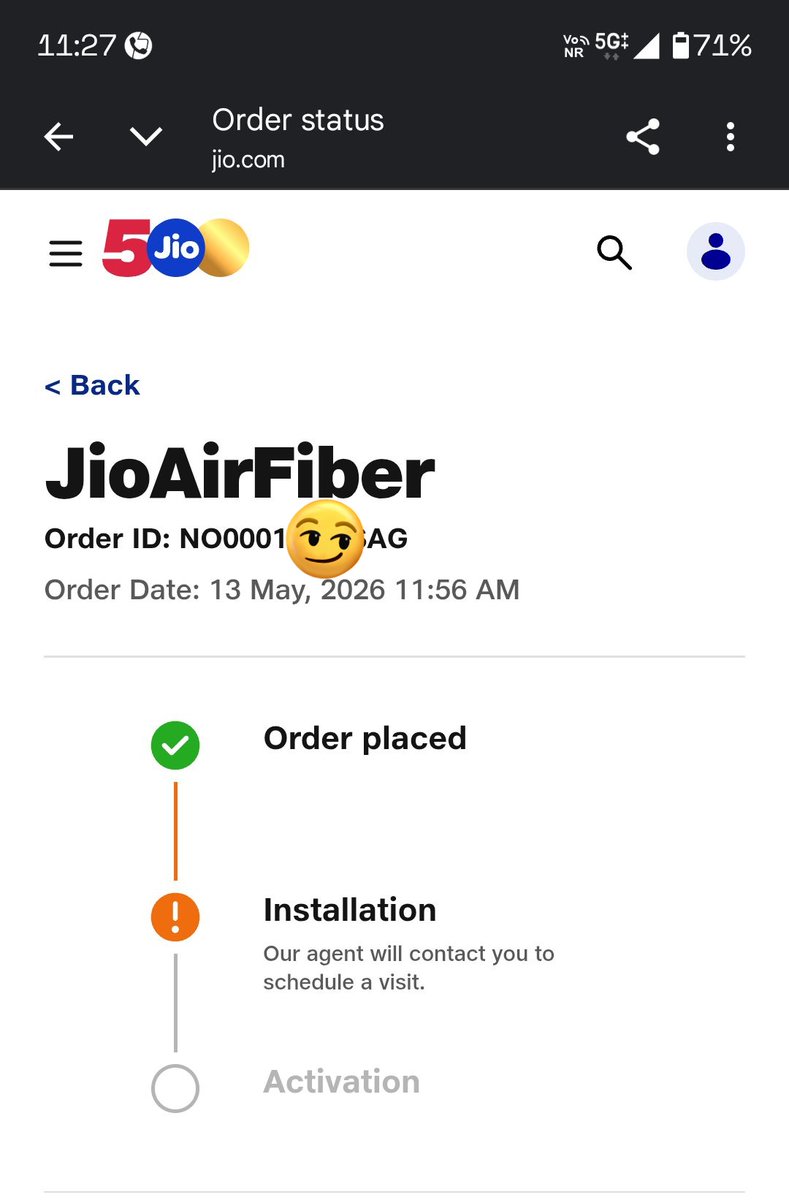 RoyalAhir__'s tweet photo. @JioCare @reliancejio agle sal installation hoga kya? https://t.co/gX7ljkAMuX