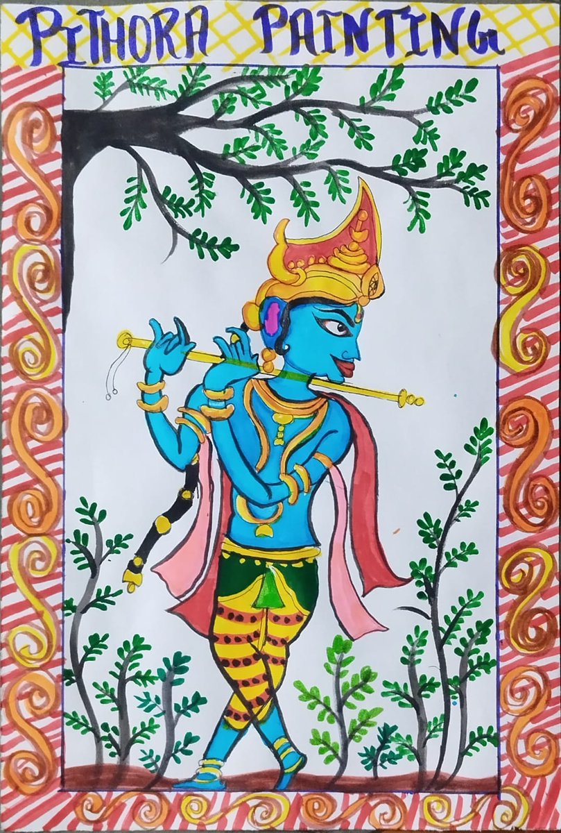 kvmhow's tweet photo. Day-3 भारतीय भाषाओं के संरक्षण एवं विद्यार्थियों में भाषाई रुचि विकसित करने के उद्देश्य से पीएम श्री केंद्रीय विद्यालय महू आयोजित भारतीय भाषा समर कैंप के तीन दिवस सफलतापूर्वक संपन्न हुए। भारतीय भाषा उत्सव के अंतर्गत गुजरात की मंडला आर्ट I https://t.co/J51AF7AVHX