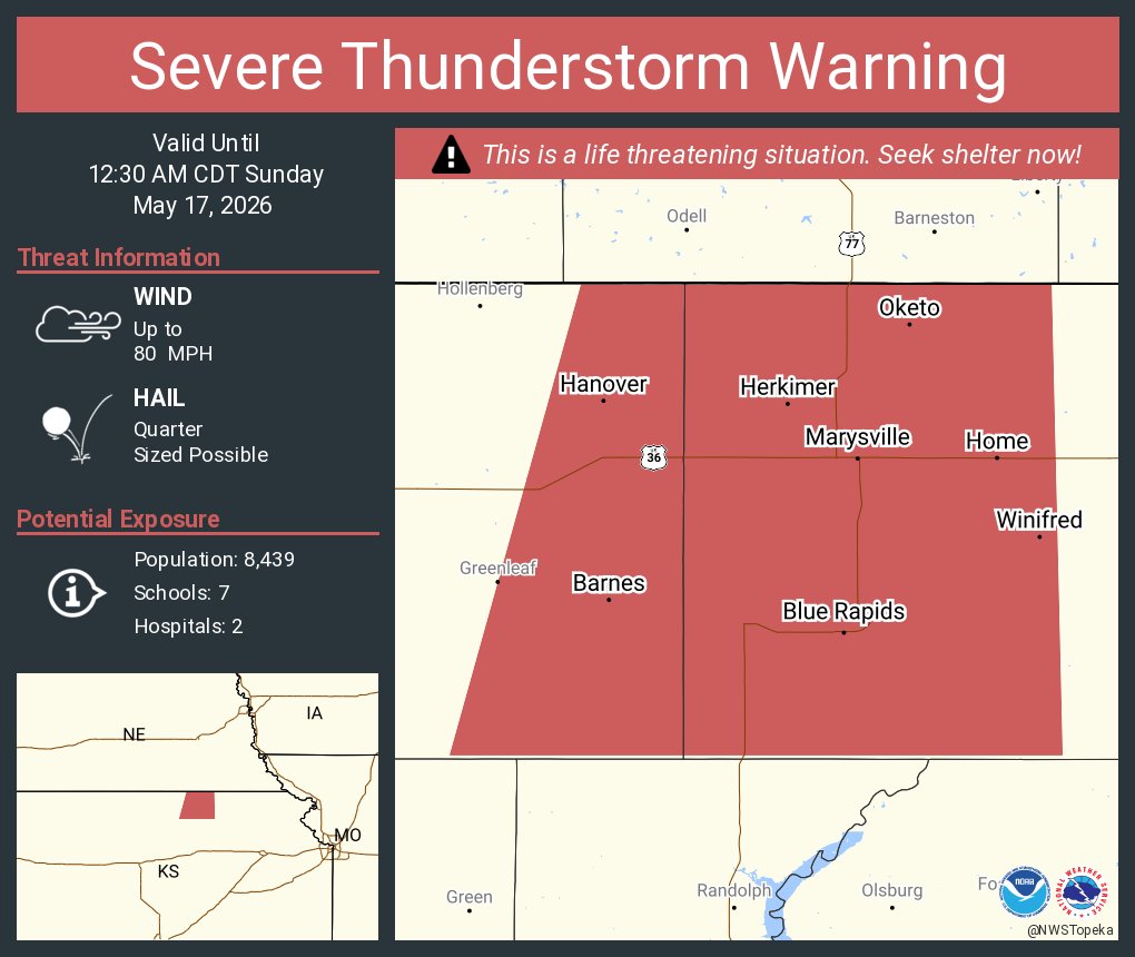 NWS Topeka tweet media