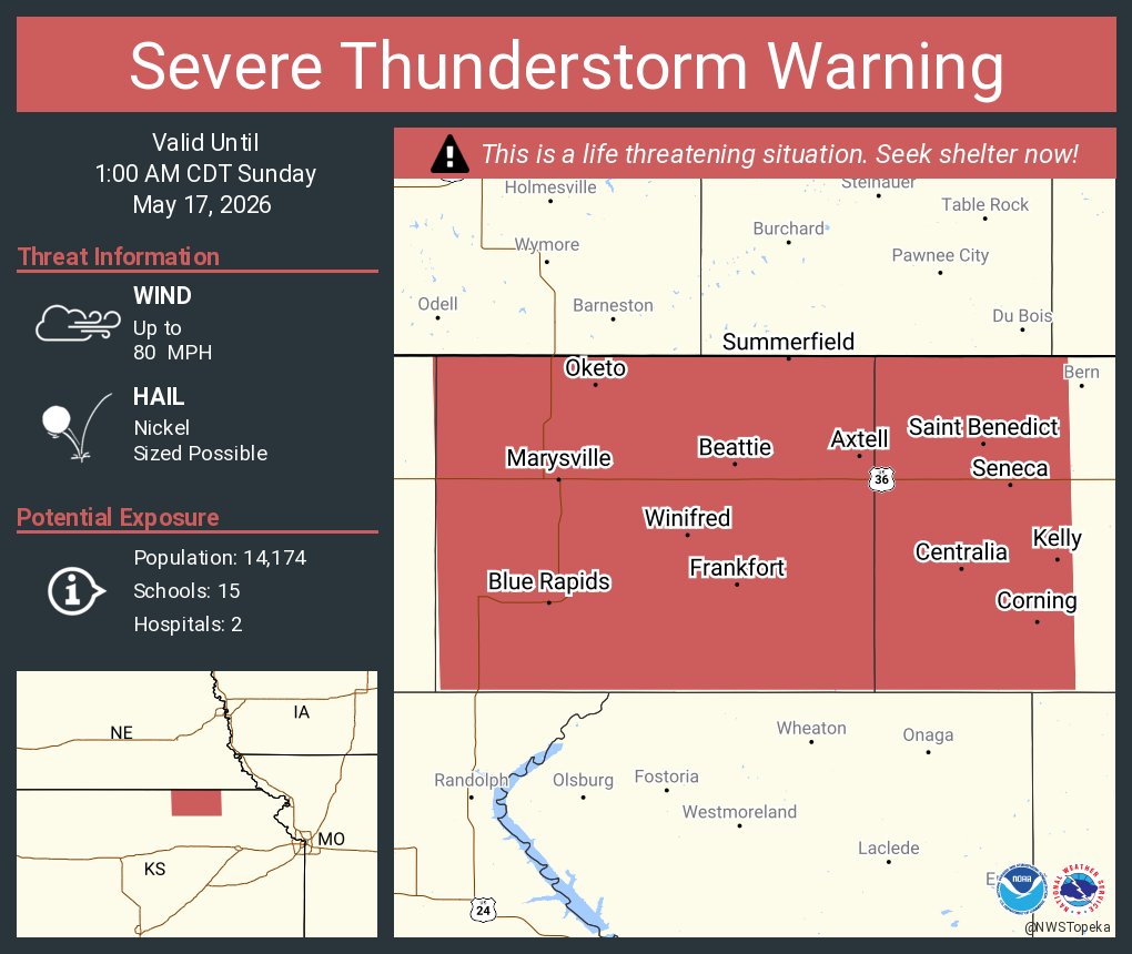 NWS Topeka tweet media
