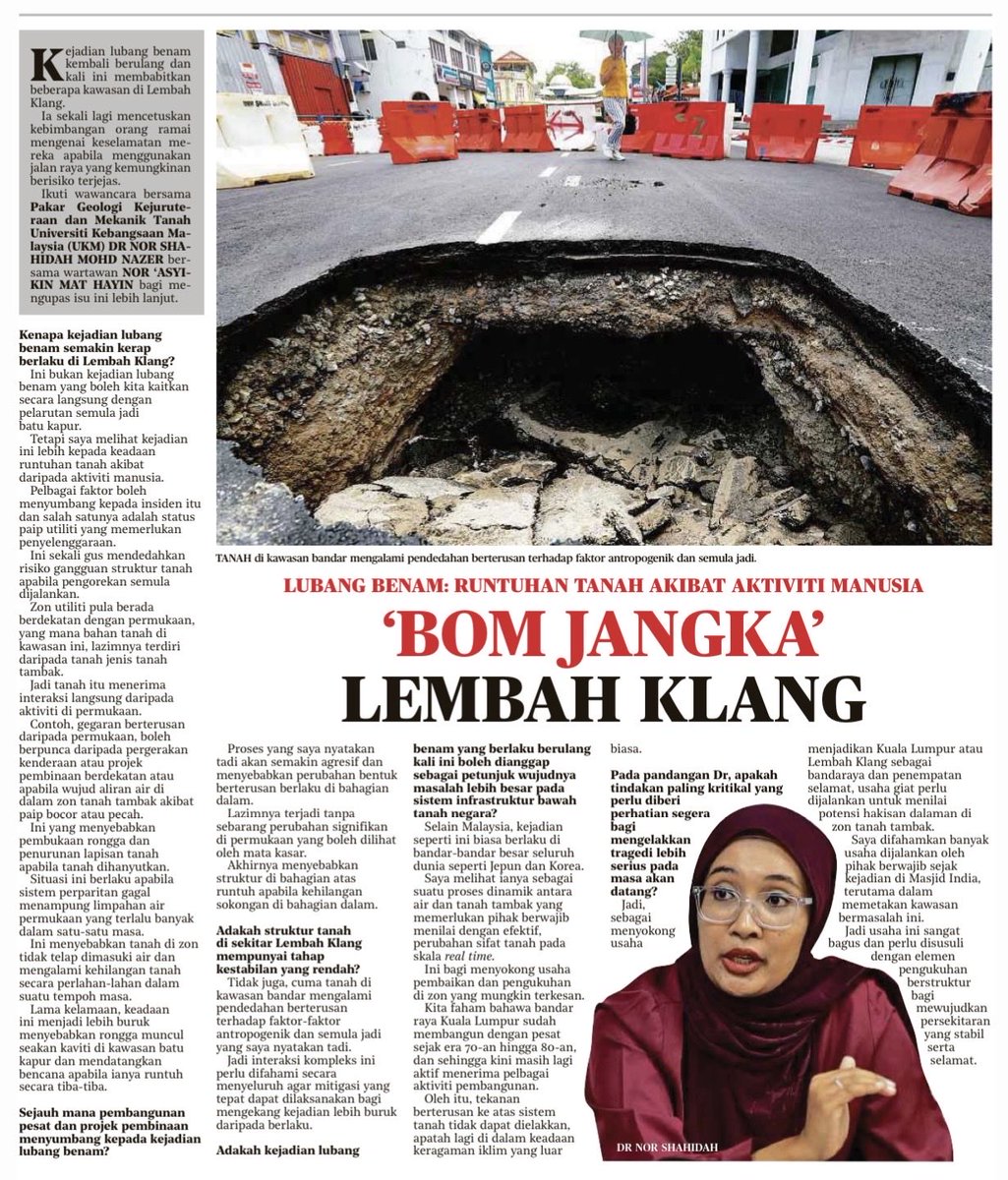 ukm_my's tweet photo. KERATAN AKHBAR UNIVERSITI KEBANGSAAN MALAYSIA 17 MEI 2026

1. Hantavirus: Kita tidak boleh alpa (Mingguan Malaysia)
2. Menghina sahabat Nabi ibarat menghina Baginda (Berita Harian)
3. ‘Bom Jangka’ Lembah Klang (Harian Metro) https://t.co/bOip7hiulO