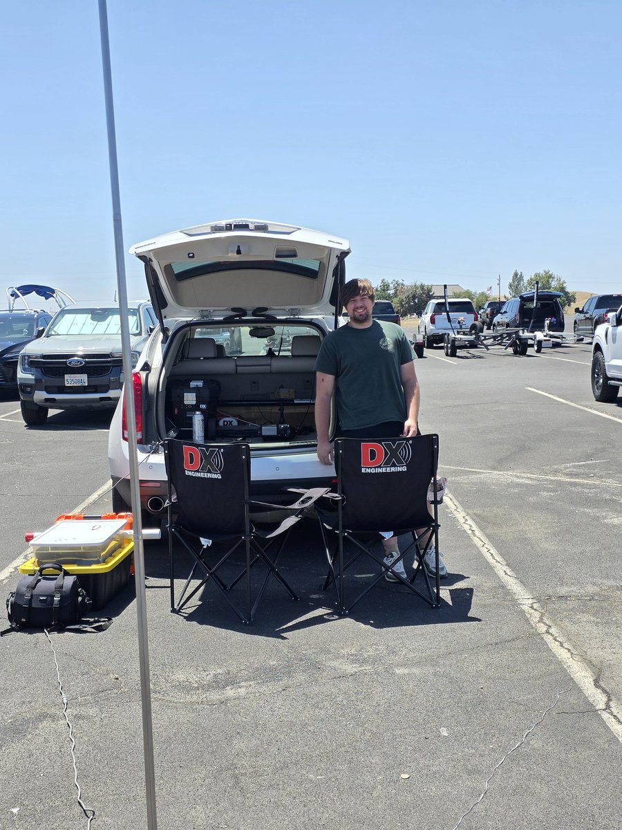 W6OBB's tweet photo. 3 Generations of HAMS, My dad, WB6WRO, Bill Olsen, my son KC0LBY, Colby Olsen and myself, W6OBB. We activated US-8325, Millerton Lake State Recreation Area. We only 11 QSOs but we had fun. 83 de W6OBB #POTA #ParksOnTheAir #AmatuerRadio #HamRadio https://t.co/euK17H0nXv