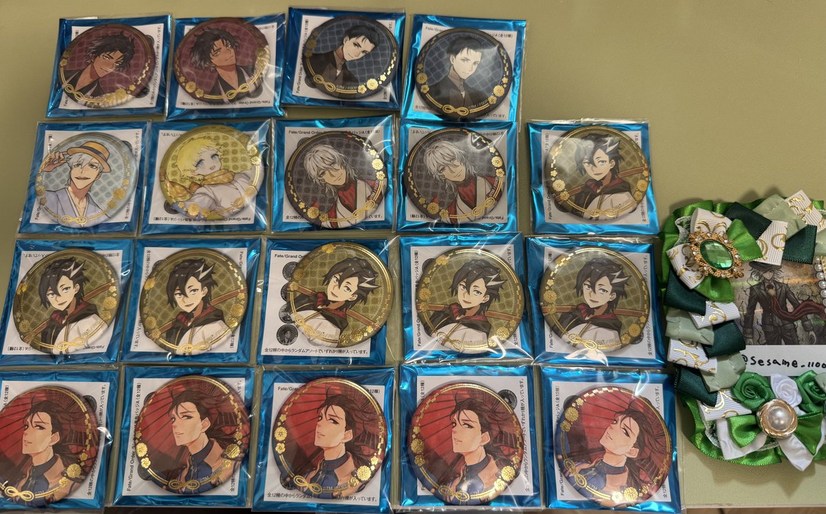 交換】FGO 京まふ 缶バッジ ポートレイトコレクションポトレ 譲・画像