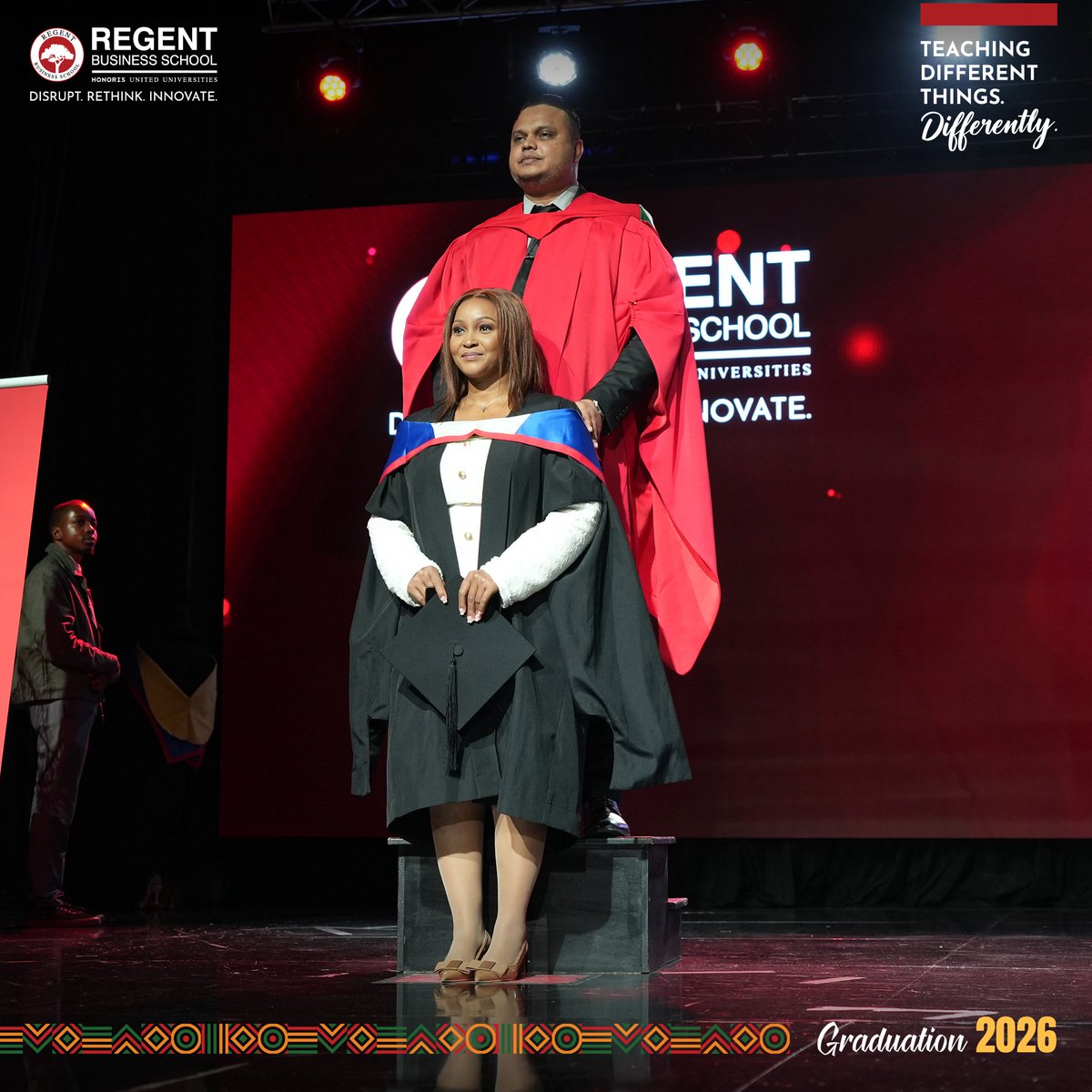 REGENT_BSchool's tweet photo. POV: You walked in a student and left a graduate. 🎓 #RBSGrad #RBSGrad2026 #TeachingDifferently #TheREGENTDifference https://t.co/0Chd0OIR8Q