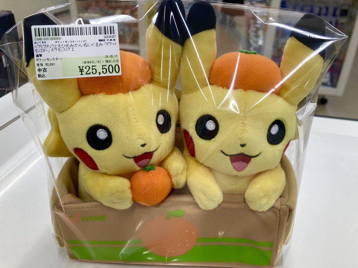 ⚡️入荷情報⚡️】 ポケットモンスターより 『ペアピカチュウとえひめ