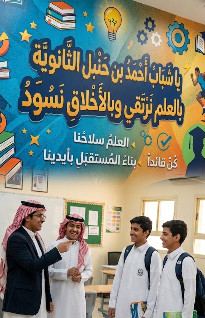 مدرسة أحمد بن حنبل الثانوية للبنين tweet media