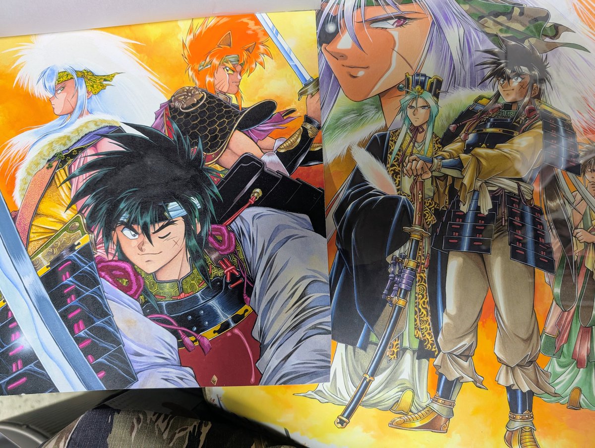 銀河戦国群雄伝ライの戦艦金剛のフィギュアの販促用に使えるイラスト
