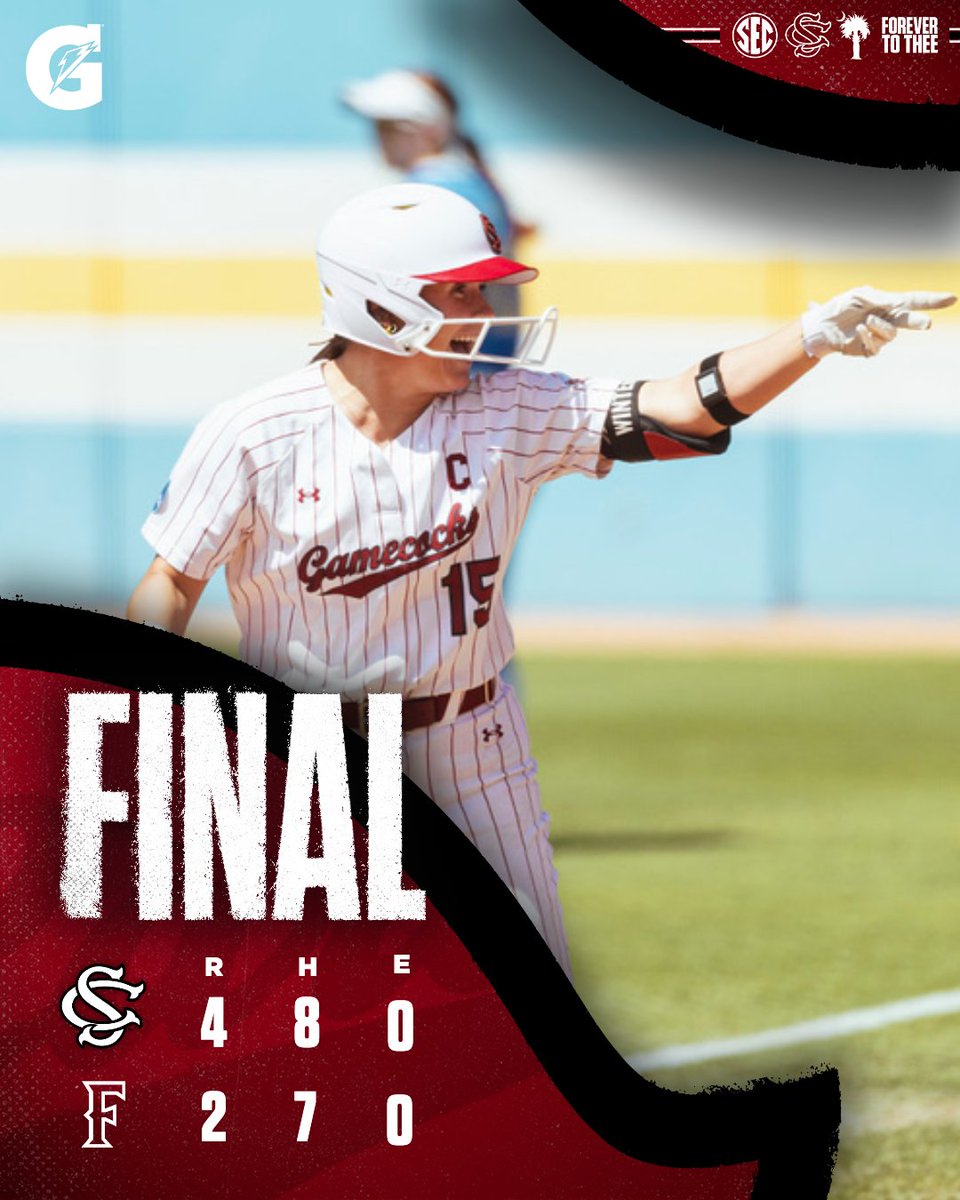 GamecockSoftbll's tweet photo. Gamecocks are moving on to the Regional Final! https://t.co/L1ree4uISo