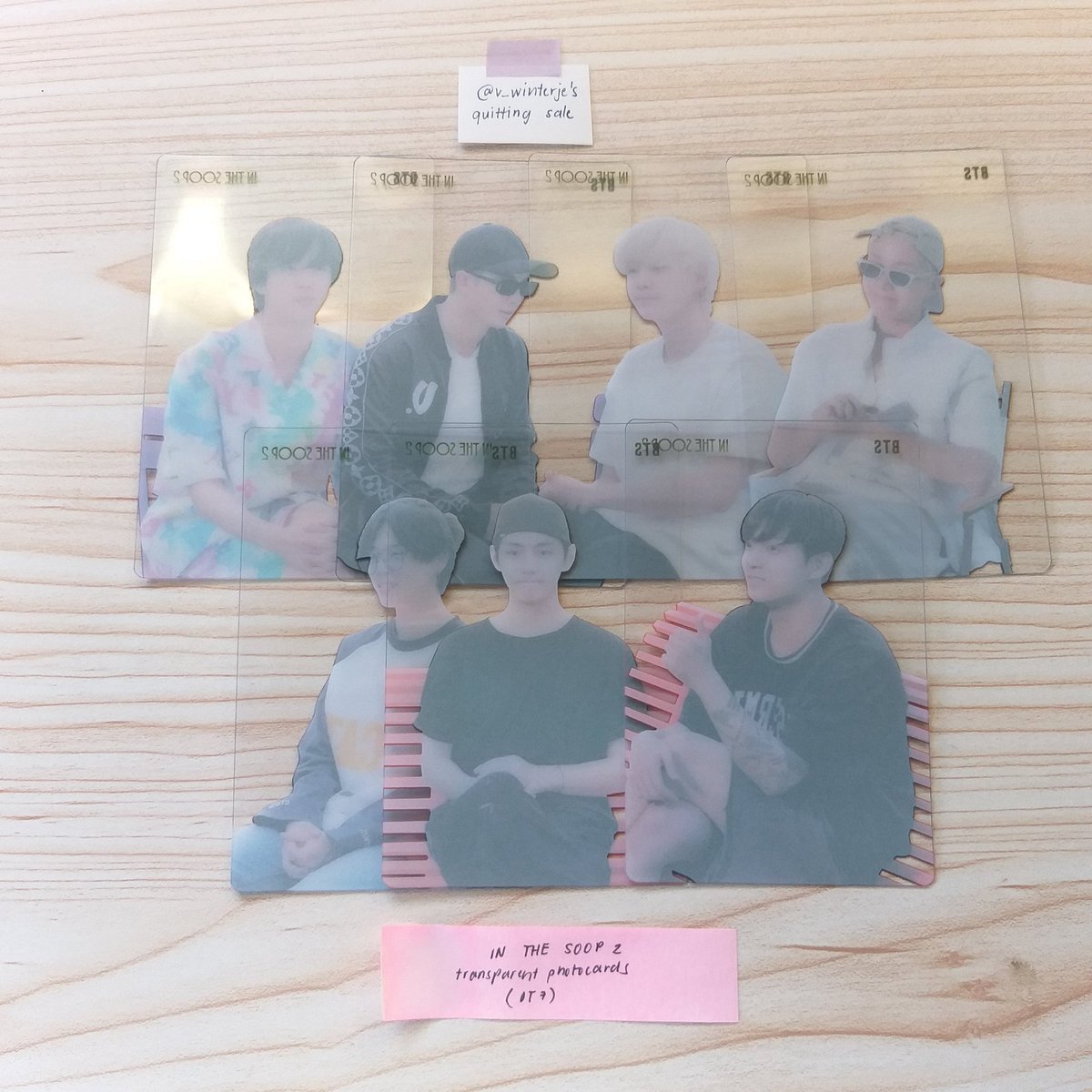 v_winterje's tweet photo. ꒰ wts | lfb | ph | bts ꒱ #vwqs

˗ˏˋ BTS In the Soop Transparent Photocards (OT7) ˊˎ˗

╰ price: ₱ 600 + sf
╰ payo (pay as you order)
╰ mod: jnt (will ship immediately)
╰ mop: gcash

✉ 𝙙𝙢 𝙩𝙤 𝙘𝙡𝙖𝙞𝙢 ❣ https://t.co/77ysgld7RO
