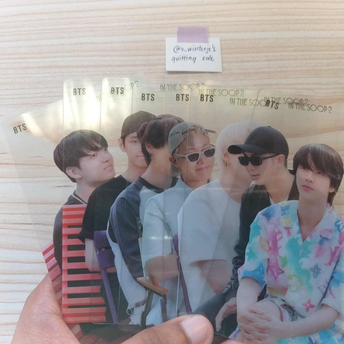 v_winterje's tweet photo. ꒰ wts | lfb | ph | bts ꒱ #vwqs

˗ˏˋ BTS In the Soop Transparent Photocards (OT7) ˊˎ˗

╰ price: ₱ 600 + sf
╰ payo (pay as you order)
╰ mod: jnt (will ship immediately)
╰ mop: gcash

✉ 𝙙𝙢 𝙩𝙤 𝙘𝙡𝙖𝙞𝙢 ❣ https://t.co/77ysgld7RO