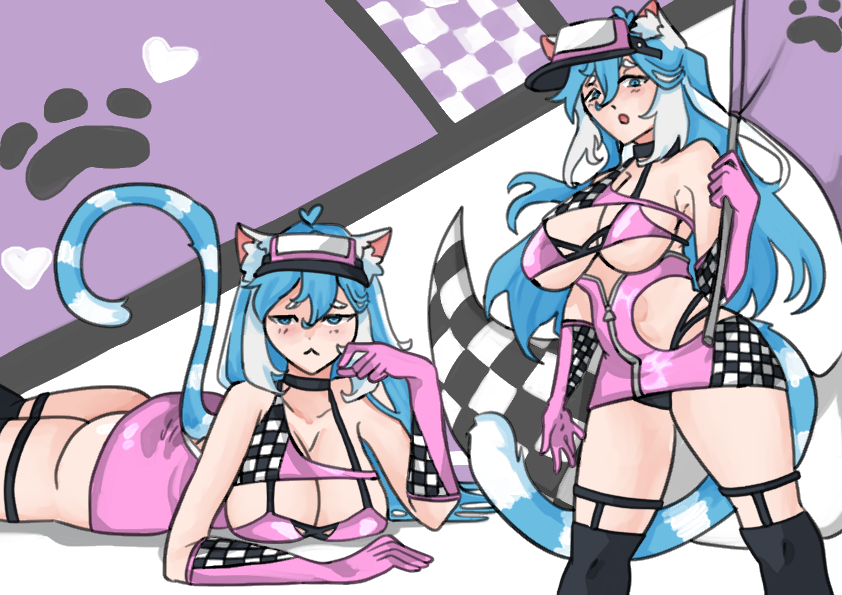 Kisawiii's tweet photo. Race queen family edition 

🔞versions on Patreon

🎨 @ItsDhoru https://t.co/8j37rOXhXH