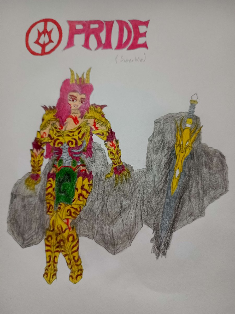 DurionacZen's tweet photo. 7/7, Pride, in a palace of highly skilled slayers, stories surrounding around her tells that she slayed 2 dragons at once, with ease. Lie or not, she is indeed very strong. Arrogant &amp; bold woman that sees everyone other than herself beneath her. #ocart #art https://t.co/3fo2wPB3nL