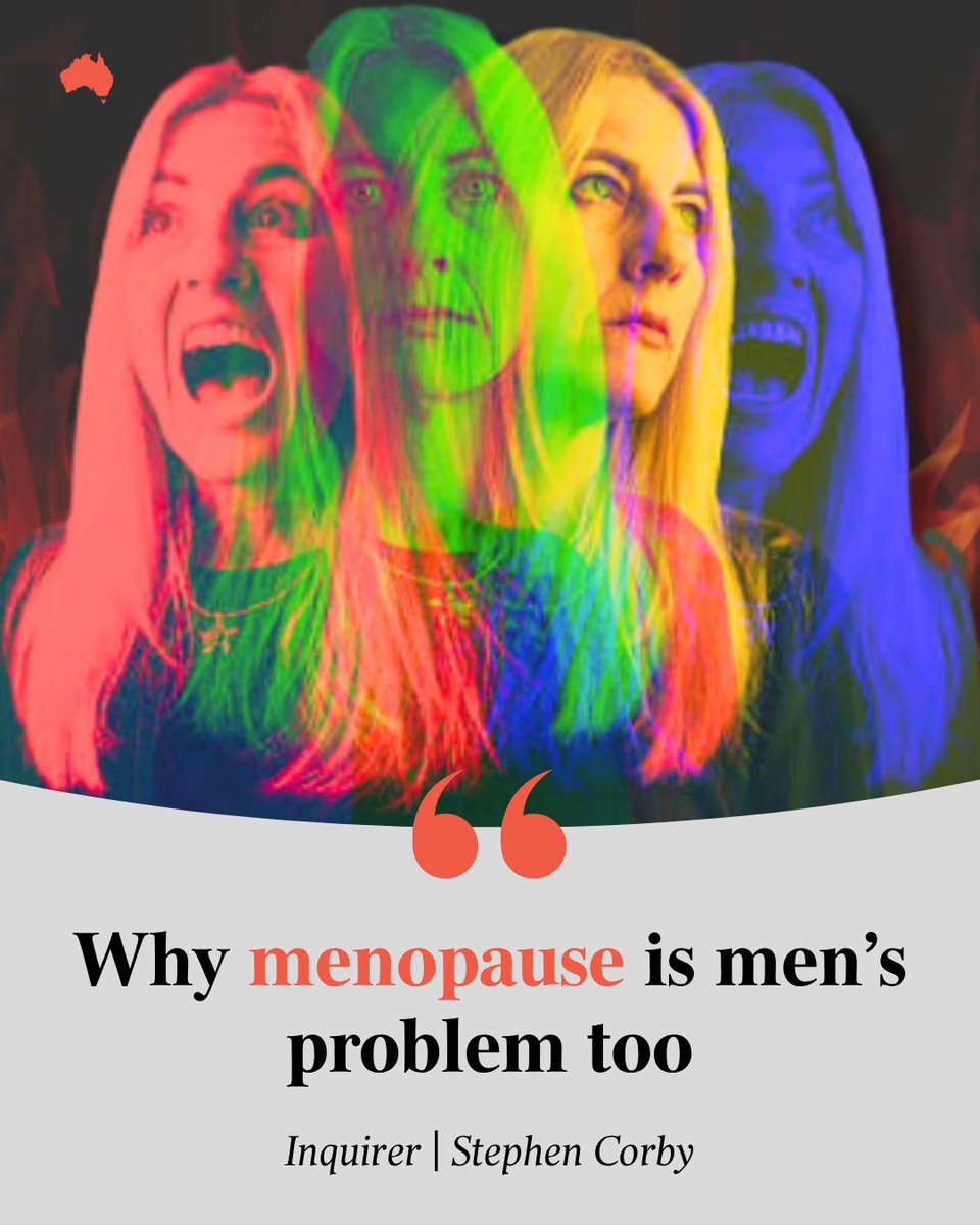 australian's tweet photo. Why am I placing myself in marital and perhaps mortal danger by writing this? Because it recently struck me that men can identify early symptoms – and help save their partner’s life. Commentary: https://t.co/I8VMkqD7uk https://t.co/AH4plzOJxE