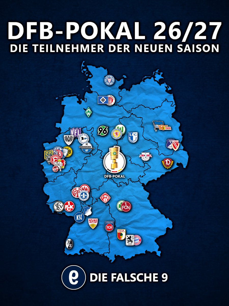 Hugo___V's tweet photo. Doordat Essen en Duisburg in de top 4 zijn geëindigd hebben ze vlgd seizoen sws DFB pokal.  En st tonies dus ook omdat MSV via competitie al dfb pokal heeft. @die_falsche_9 heeft hier weer fraaie kaartje van. Vlgd week amateur pokalfinales om het veld compleet te maken. https://t.co/e1JNqKB8ns